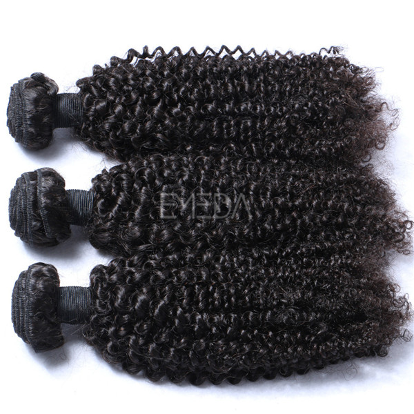 Kinky curly hair extensions for black women in stock YJ229